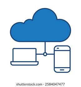 Data Analysis Blue Line Icon. Database Big Data Analytics Server Infographic Pictograms Security Digitalization Processing Editable Stroke Vector Icon