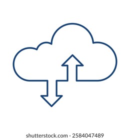 Data Analysis Blue Line Icon. Database Big Data Analytics Server Infographic Pictograms Security Digitalization Processing Editable Stroke Vector Icon