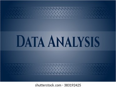 Data Analysis card or poster