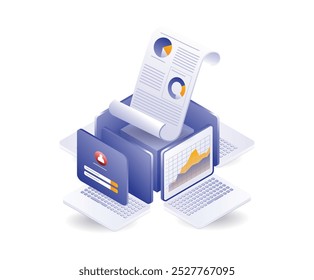 Data analysis computer technology business startup