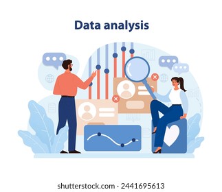 Análisis de datos en la participación del consumidor. Los profesionales utilizan el análisis de datos para obtener información sobre el comportamiento del consumidor, optimizando las estrategias de compromiso.