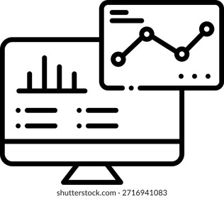 Data Analysis Dashboard Showing Financial Growth