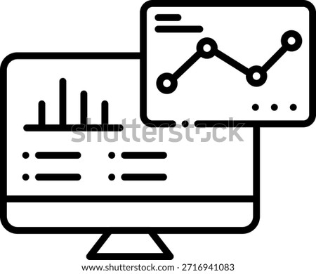 Data Analysis Dashboard Showing Financial Growth