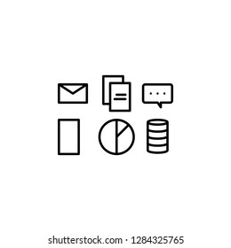 data analysis, database, social network icon. Element of data analysis icon for mobile concept and web apps. Detailed data analysis, database, social network icon
