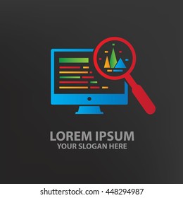 Data Analysis Design,logo Template,clean Vector