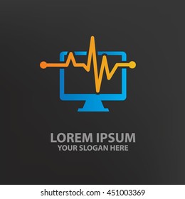 Data Analysis Design,logo Template,clean Vector