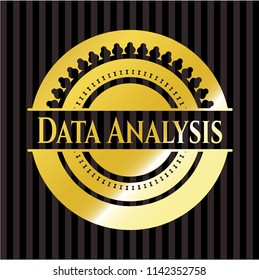 Data Analysis gold badge or emblem