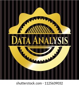 Data Analysis gold emblem or badge