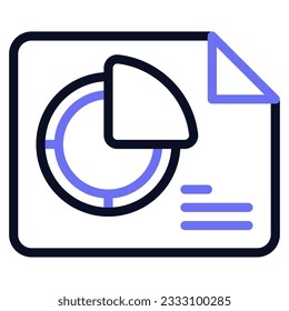 Data Analysis Icon can be used for uiux, web, infographic, etc