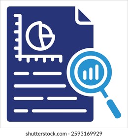 Data Analysis Icon Element For Design