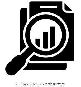 Data Analysis Icon Element For Design