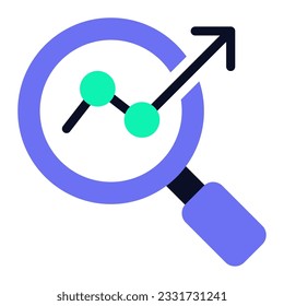 Die Illustration von Datenanalyse-Symbolen kann für uiux, web usw. verwendet werden