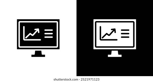 data analysis icon set vector illustration