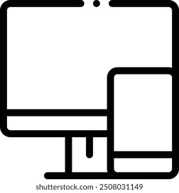 data analysis icon. Thin Linear Style Design Isolated On White Background