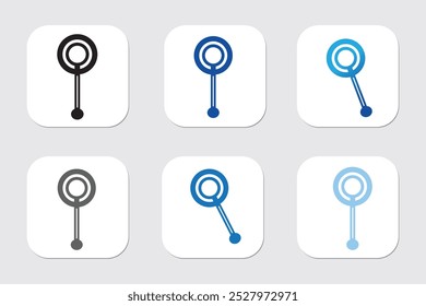 ícones de análise de dados com vários estilos de design, ícones de pesquisa, Business analysis icon vetor 