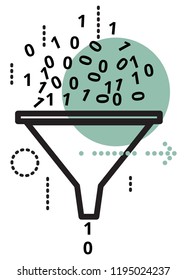 Data Analysis - Illustration  EPS 10 File