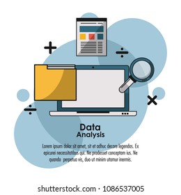 Data analysis infographic