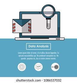 Data analysis infographic
