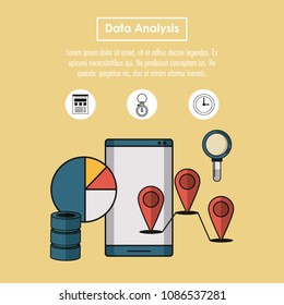 Data analysis infographic