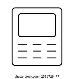 Data Analysis Line Icon. Database Big data Analytics Server Infographic Pictograms Security Digitalization Processing Editable Stroke Vector Icon