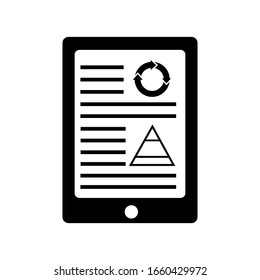 Data analysis line icon vector. analytics illustration sign. statistics symbol.