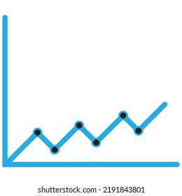 Iconos de línea de análisis de datos ilustración vectorial, icono de análisis