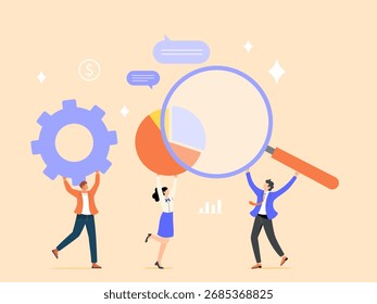 Datenanalyse oder Marketingforschung, statistische Datenanalyse