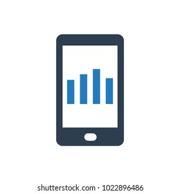 Data Analysis / Mobile Report Icon 
