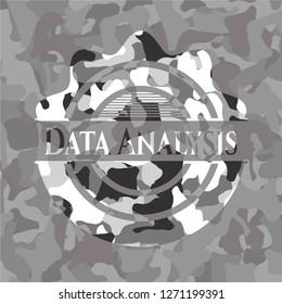 Data Analysis on grey camouflaged pattern