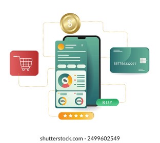 Data analysis of online store development