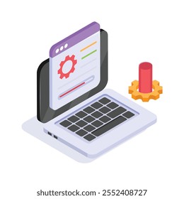 Data analysis and processing performed through a laptop interface and tools