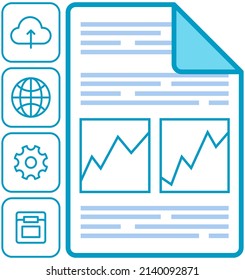 Data analysis research statistics concept. Strategy, business development. Results of statistical business research. Analyze growth of statistical indicators, income. Finance data and profit growth