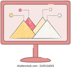 Data analysis research statistics concept. Strategy, business development. Results of statistical business research. Analyze growth of statistical indicators, income. Finance data and profit growth