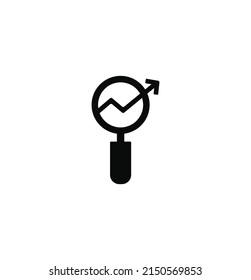 Data analysis simple icon vector illustration