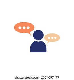 Data analysis, statistics, analytics, social network, big data icons set