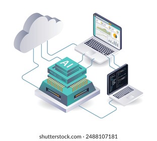 Data analysis system for servers using artificial intelligence