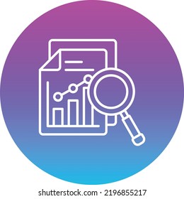 Data Analysis vector icon. Can be used for printing, mobile and web applications.