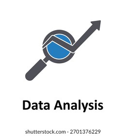 Data Analysis Vector Icon which can easily modify or edit
