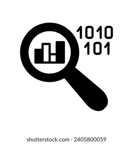Data Analysis in vector. Illustration
