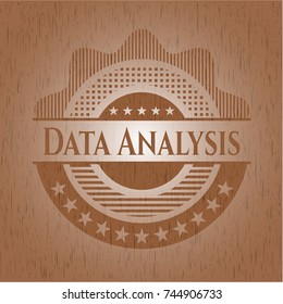 Data Analysis wooden signboards