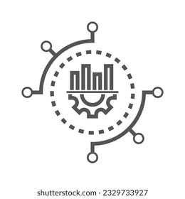 Data analytic, business data analysis info graphic. Business Intelligence Tools. EPS 10