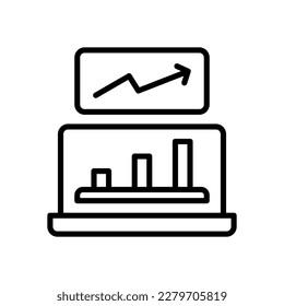 data analytic icon for your website design, logo, app, UI.