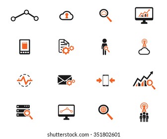 Data analytic simply icons