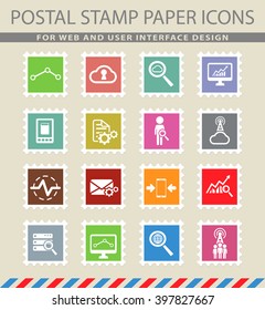 Data analytic simply symbols for web icons