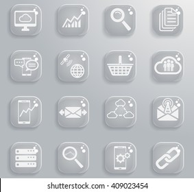 Data analytic simply symbols for web icons