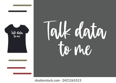 Datenanalytik-T-Shirt-Design