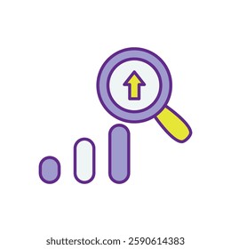 Data Analytics for Circular Economy Optimization vector stock icon