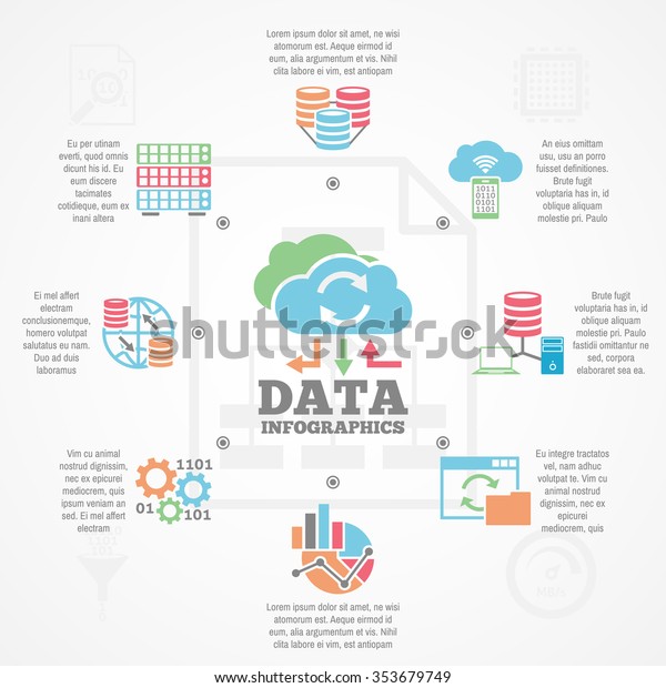 Data Analytics Comprehensive Informative Infographic Banner Stock ...