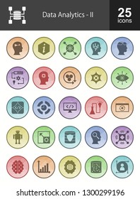 Data Analytics Filled Icons