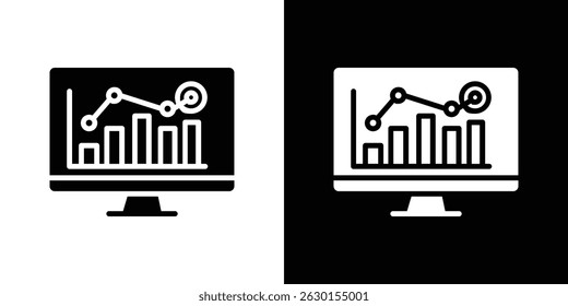 Conceito de ícone de análise de dados, ilustração de vetor
